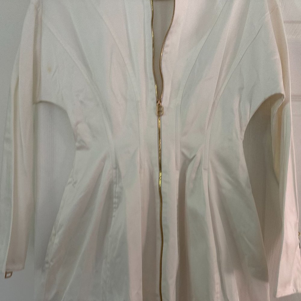 Brandon Maxwell White Dress - Size 2 - Picture 2 of 7